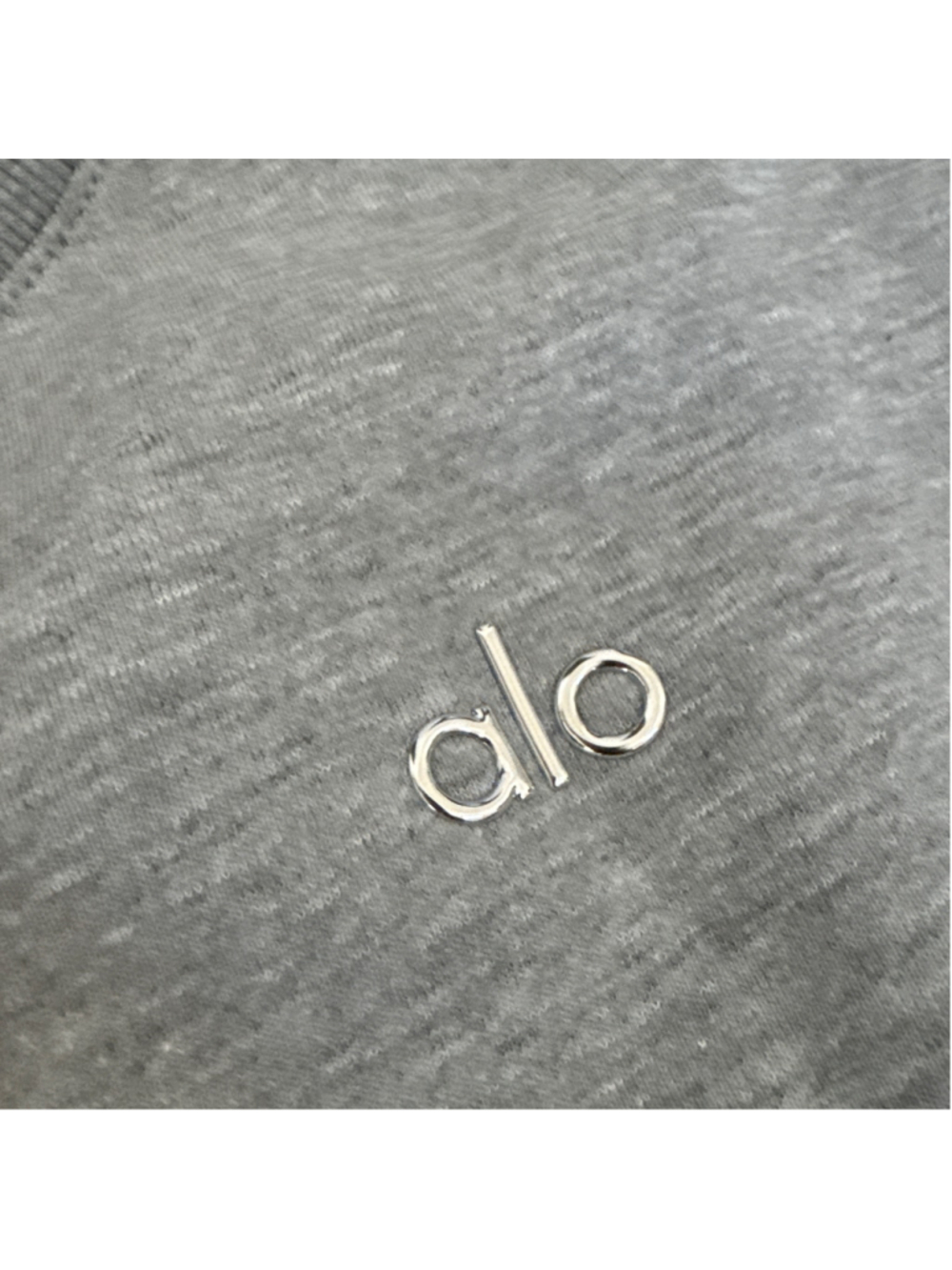 Alo Yoga Accolade Crew Neck Pullover M Heather Grey - Picture 3 of 4
